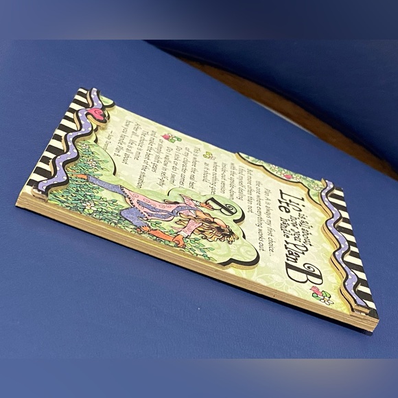 Blue Mountain Arts “Life is all about How You Handle Plan B” magnet w/easel back - Picture 3 of 11